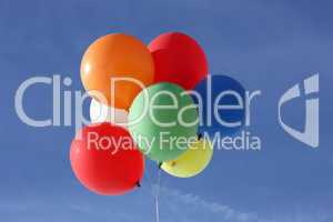 Farbige Luftballons