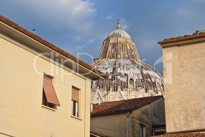 Side view of Baptistery, Pisa