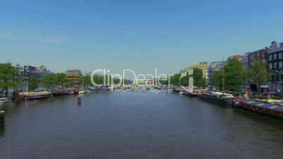 Amsterdam, view of the Amstel