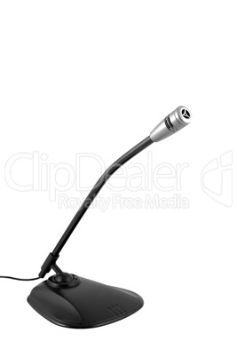 black microphone