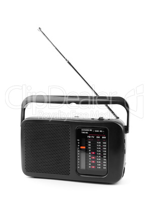 black old radio