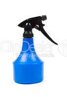 Blank blue spray bottle