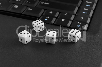 Dices with computer