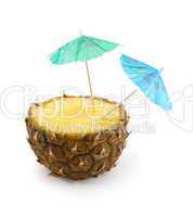 Pinapple and umbrellas