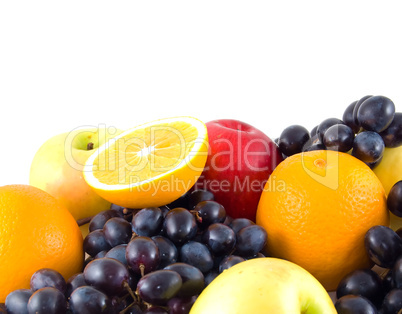 Set of fruit