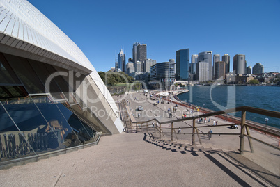 Detail of Sydney on a Winter Morning, Australia