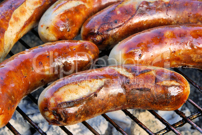 Grillen Bratwurst - barbecue bratwurst 04