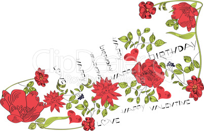 Floral stylized keds