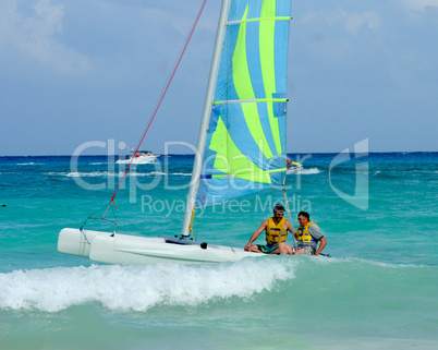 Saling In The Caribbean
