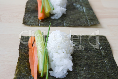 Sushi Zutaten - Sushi Ingredients