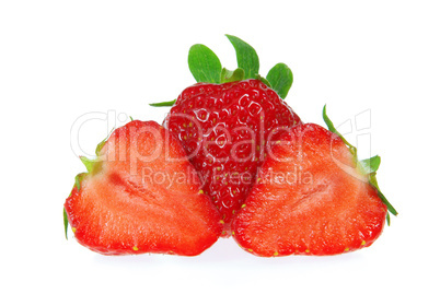 Erdbeere freigestellt - strawberry isolated 14
