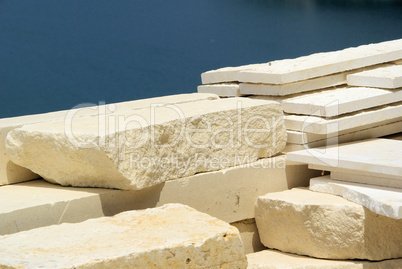 Marmor Block - marble quarry 08