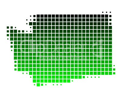 Karte von Washington