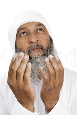 Arab Man praying