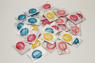 bunte Kondome