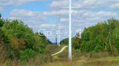 Power Lines In Country