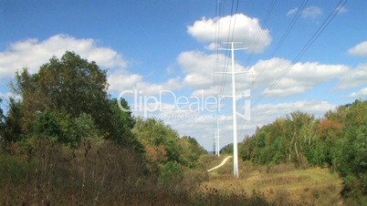 Power Lines Time Lapse