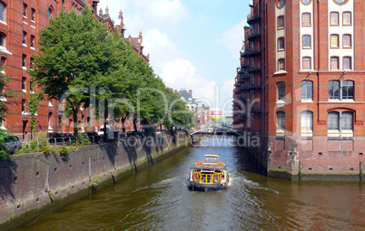 in der Speicherstadt