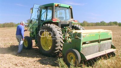 Farmer Sowing Seed