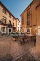 street restaurant in Toledo, Spain