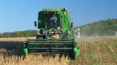 Combine Harvesting Soybeans 02