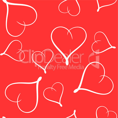 Valentine's day abstract seamless background