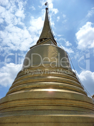 Teil eines Buddhistischen Tempels in Thailand