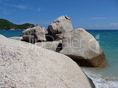 Küste in Ko-Tao in Thailand