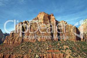 Zion National Park sandstone mountain