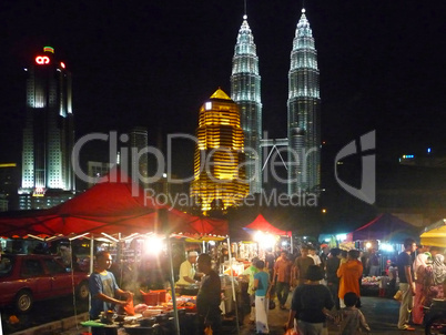 Kualalumpur bei Nacht