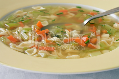 Vegetarische Nudelsuppe - Noodle Vegetable Soup