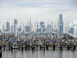 Bootshafen in Melbourne