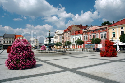 Karvina square Czech Republik