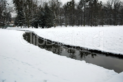 brook in karvina Park CZ