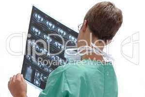 Doctor with xray