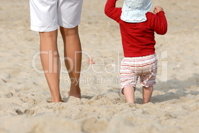 At the beach