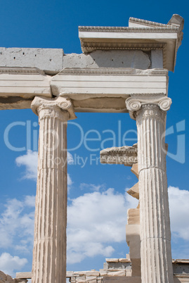 Temple Erechtheion of the architectural ensemble Acropolis