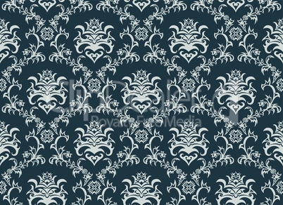 seamless damask pattern