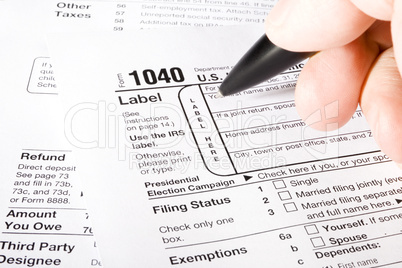 1040 Tax Form