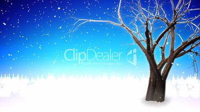winter tree loop