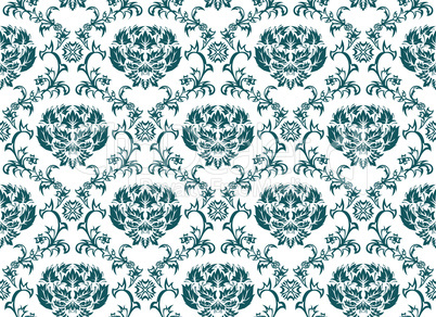 seamless damask pattern