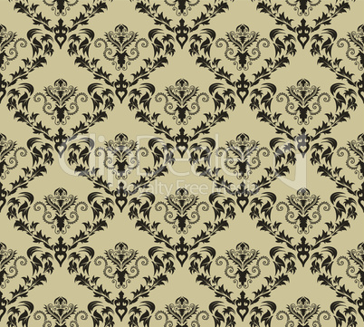 seamless damask pattern