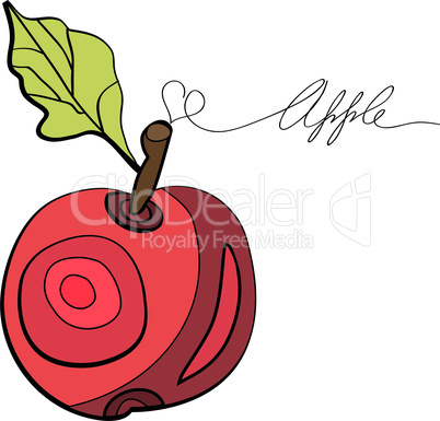 Decorative apple