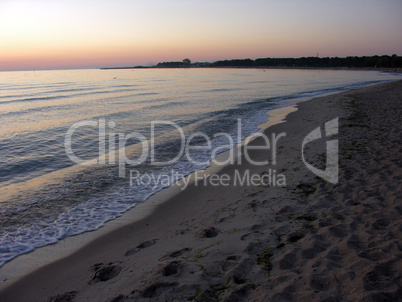 Strand in der Morgensonne