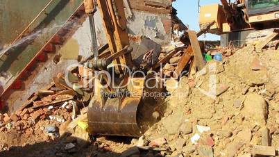 Demolishing houses for reconstruction