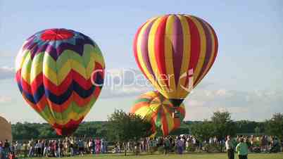 Hot Air Balloon Time Lapse
