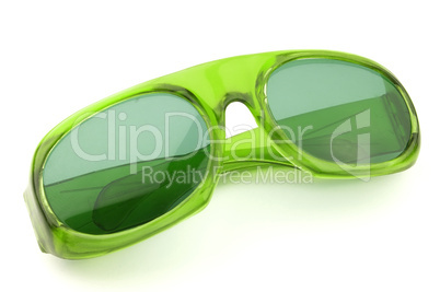 Green glasses