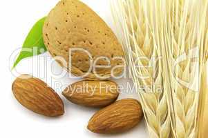 Almonds with wheat