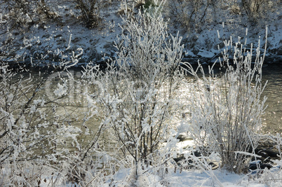 Winterlandschaft im Sonnenschein