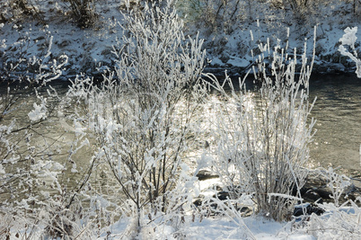 Winterlandschaft im Sonnenschein